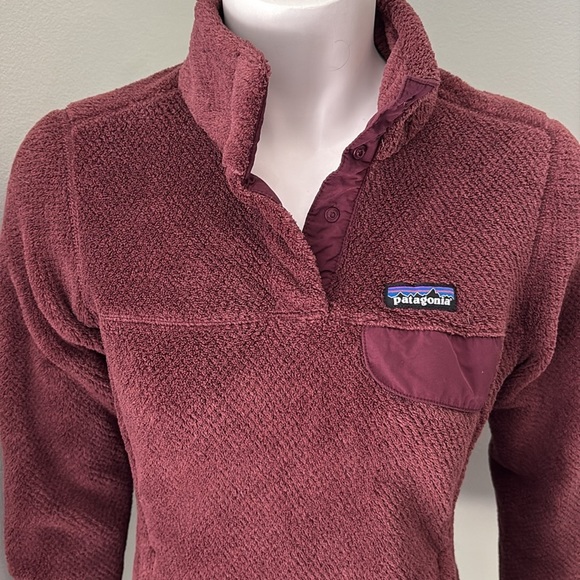 Patagonia Retool Snap T Pullover Deep Plum Light Balsamic Small - Picture 7 of 10